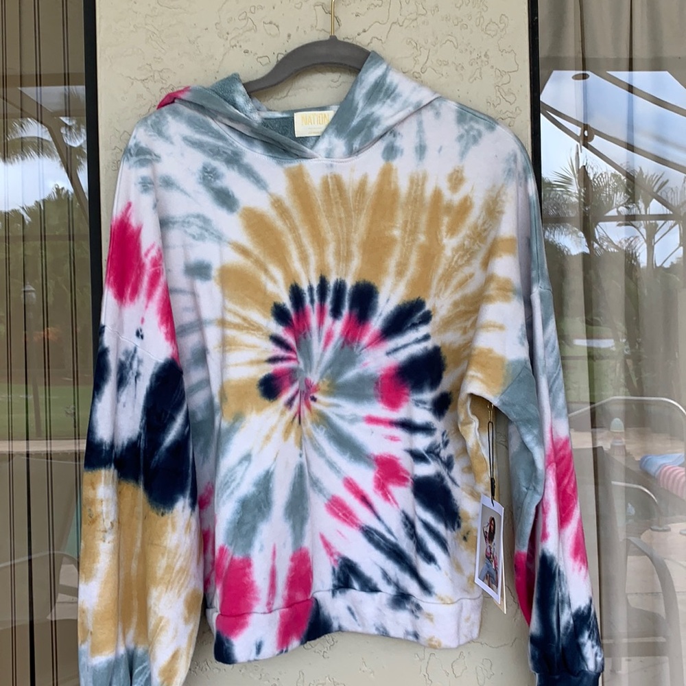 NATION LTD Maris tie dye hoodie